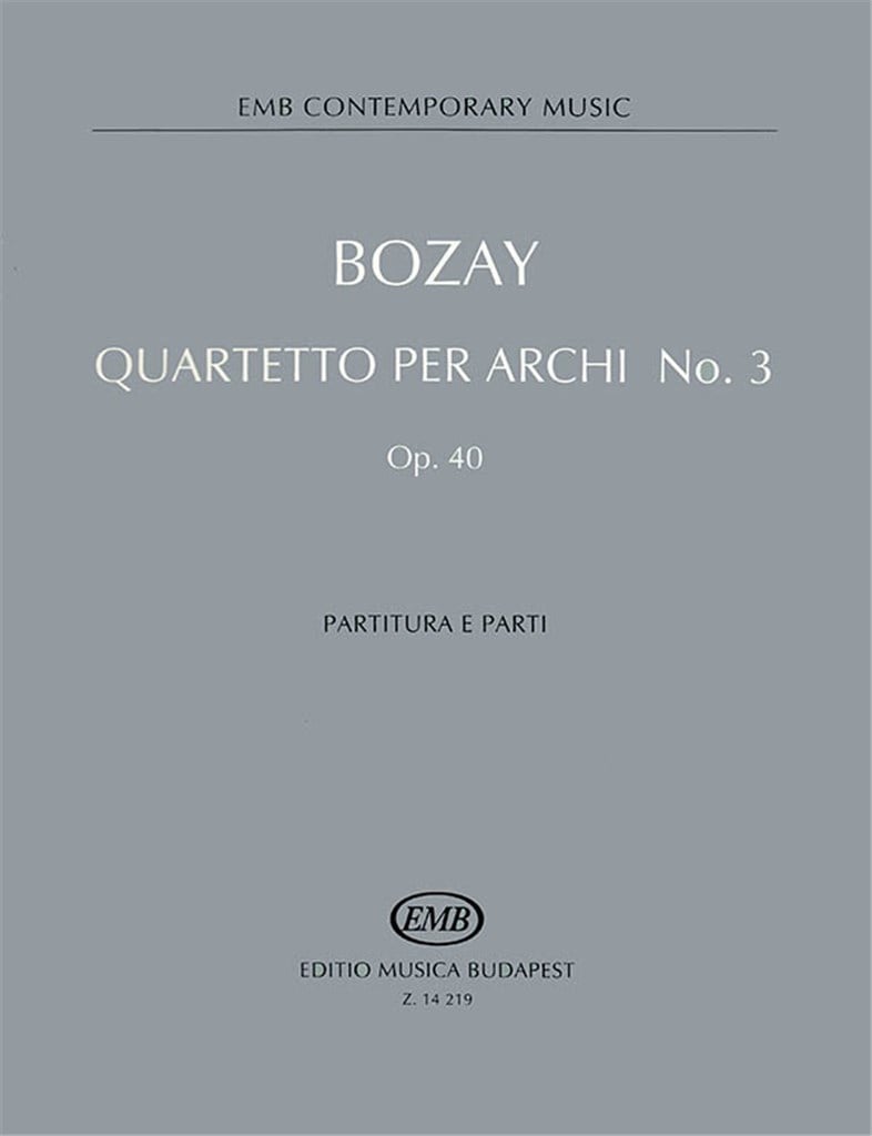 Quartetto per archi No. 3 op. 40